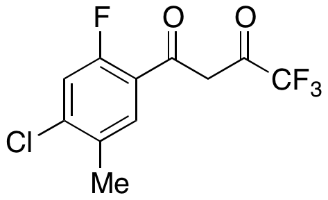 1,1,1-Trifluoro-4-(4-chloro-2-fluoro-5-methylphenyl)-2,4-butanedione - image 1