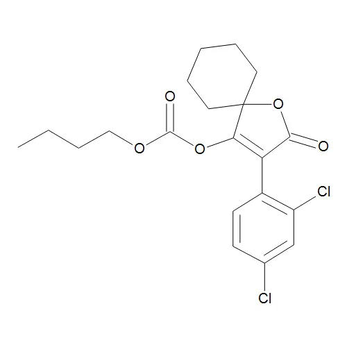 Butyl 3-(2,4-Dichlorophenyl)-2-oxo-1-oxaspiro[4.5]dec-3-en-4-yl Carbonate - image 1