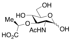 2-Acetamido-3-O-(D-1-carboxyethyl)-2-deoxy-2-D-glucose - image 1