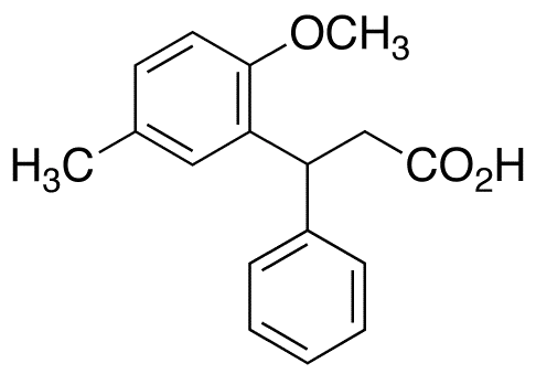 3-(2-Methoxy-5-methylphenyl)-3-phenyl-propanoic Acid - image 1