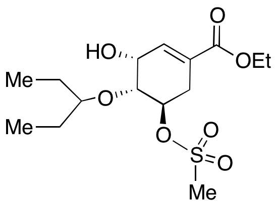 (3R,4R,5R)-4-(1-Ethylpropoxy)-3-hydroxy-5-[(methylsulfonyl)oxy]-1-cyclohexene-1-carboxylic Acid Ethy - image 1