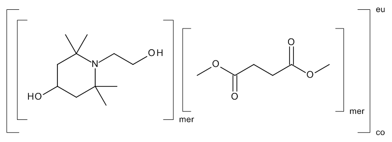 Poly(4-hydroxy-2,2,6,6-tetramethyl-1-piperidineethanol-alt-1,4-butanedioic Acid) - image 1