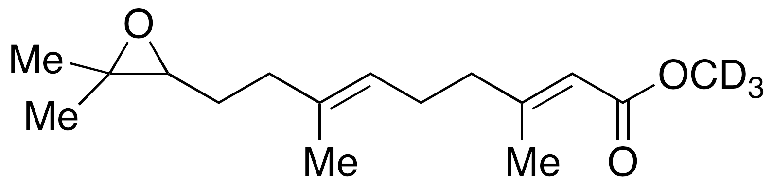 trans-trans-10,11-Epoxy Farnesenic Acid-d3 Methyl Ester - image 1