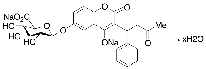 6-Hydroxy Warfarin Beta-D-Glucuronide D Disodium Salt Hydrate - image 1
