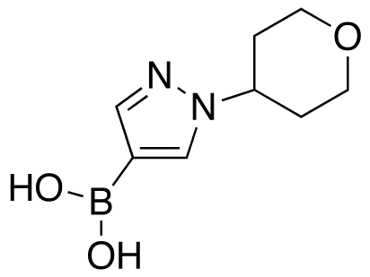 B-[1-(Tetrahydro-2H-pyran-4-yl)-1H-pyrazol-4-yl]boronic Acid - image 1