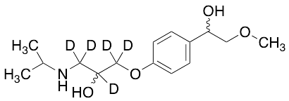 Alpha-Hydroxy Metoprolol-d5 (Mixture of Diastereomers) - image 1