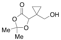 5-(1-(Hydroxymethyl)cyclopropyl)-2,2-dimethyl-1,3-dioxolan-4-one - image 1