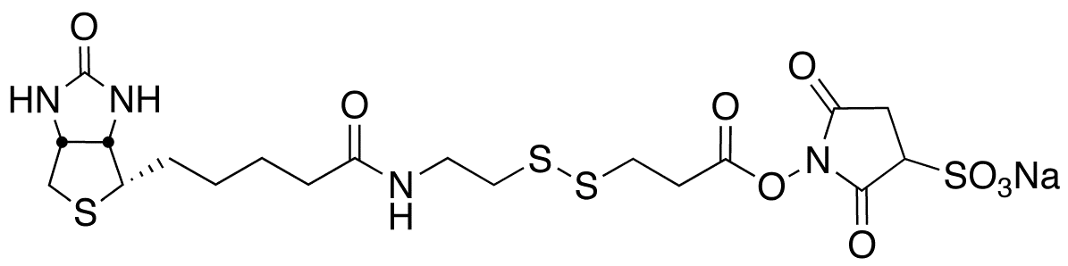 Sulfosuccinimidyl 3-[[2-(Biotinamido)ethyl] dithio]propionate Sodium Salt (Technical Grade) - image 1
