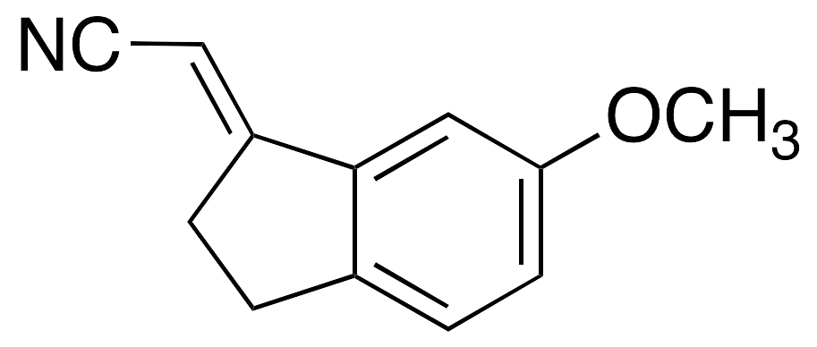 (2E)-2-(2,3-Dihydro-6-methoxy-1H-inden-1-ylidene)acetonitrile - image 1