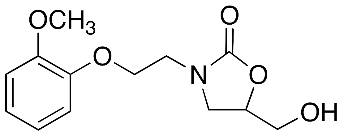 5-(Hydroxymethyl)-3-[2-(2-methoxyphenoxy)ethyl]-2-oxazolidinone - image 1
