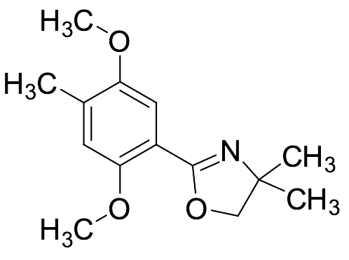 2-(2,5-Dimethoxy-4-methylphenyl)-4,5-dihydro-4,4-dimethyloxazole - image 1