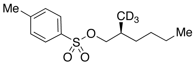 (S)-2-Methyl-1-(4-toluenesulfonyloxy)hexane-d3 - image 1