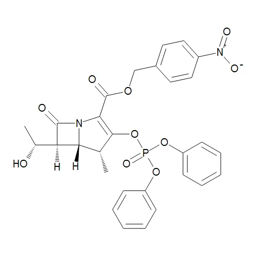 4-Nitrobenzyl (4R,5S,6S)-3-[(Diphenylphosphono)oxy]-6-[(R)-1-hydroxyethyl]-4-methyl-7-oxo-1-azabicyclo[3.2.0]hept-2-ene-2-carboxylate - image 1