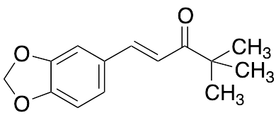 1-(3,4-Methylenedioxyphenyl)-4,4-dimethyl-pent-1-en-3-one - image 1
