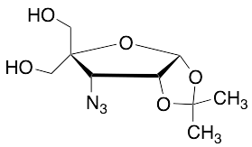 3-Azido-3-deoxy-4-hydroxy-methyl-1,2-O-isopropylidene-Alpha-D-ribofuranose - image 1