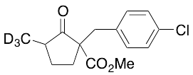 1-[(4-Chlorophenyl)methyl]-3-methyl-2-oxocyclopentanecarboxylic Acid Methyl Ester-d3 - image 1