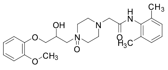 4-(2-((2,6-dimethylphenyl)amino)-2-oxoethyl)-1-(2-hydroxy-3-(2-methoxyphenoxy)propyl)piperazine 1-oxide - image 1