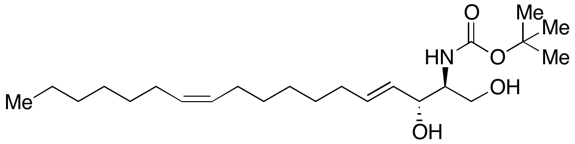 N-Boc-(2S,3R,4E,11Z)-2-aminooctadeca-4,11-diene-1,3-diol - image 1