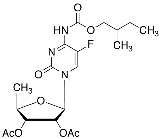 2’,3’-Di-O-acetyl-5'-deoxy-5-fluoro-N-[(2-methylbutoxy)carbonyl]cytidine - image 1