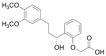 (R)-2-(2-(3-(3,4-Dimethoxyphenyl)-1-hydroxypropyl)phenoxy)acetic Acid - image 1