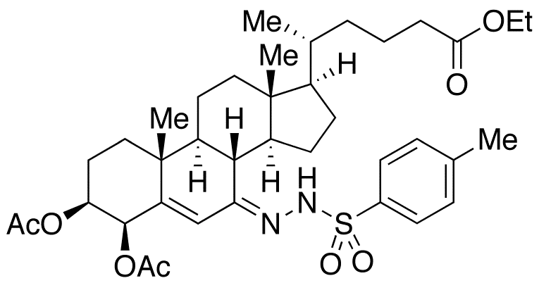 7-p-Toluenesulfonylhydrazide 3Beta,4Beta-Diacetyloxy-chol-5-ene-24-carboxylic Acid Ethyl Ester - image 1