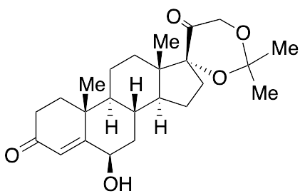 (6Beta)-6-Hydroxy-17,21-[(1-methylethylidene)bis(oxy)]-pregn-4-ene-3,20-dione - image 1