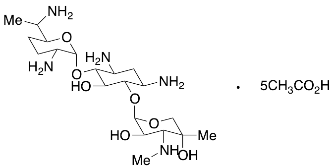 Gentamicin C2/C2a Deuterated Mixture Pentaacetate Salt (d2 major) - image 1