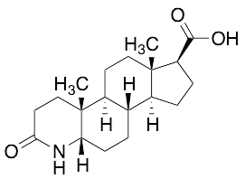 3-Oxo-4-aza-5b-androstan-17b-carboxylic Acid - image 1