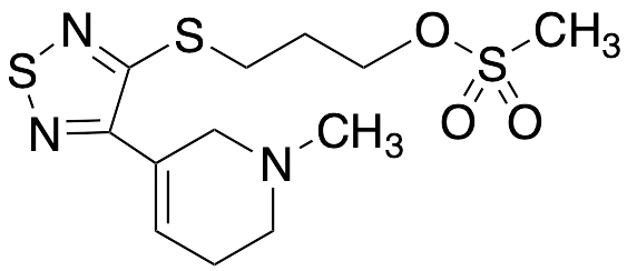 3-[[4-(1,2,5,6-Tetrahydro-1-methyl-3-pyridinyl)-1,2,5-thiadiazol-3-yl]thio]-1-propanol-1-methanesulfonate - image 1