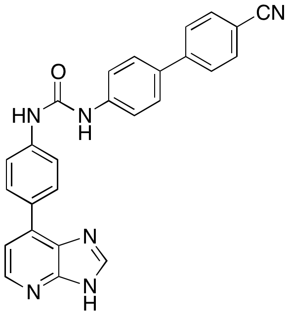N-(4'-Cyano[1,1'-biphenyl]-4-yl)-N'-[4-(3H-imidazo[4,5-b]pyridin-7-yl)phenyl] Urea - image 1