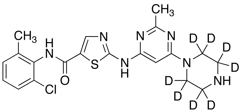 N-Deshydroxyethyl Dasatinib-d8 - image 1