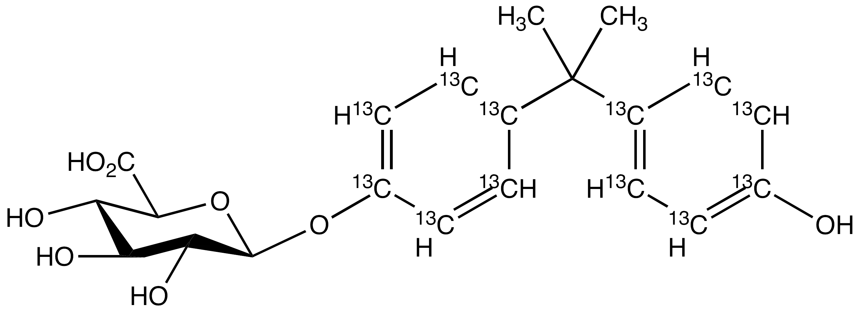 Bisphenol A-13C12 beta-D-Glucuronide - image 1