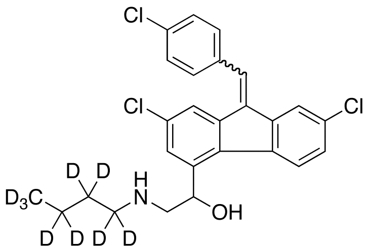 Desbutyl Lumefantrine-d9 (E/Z-Mixture) - image 1