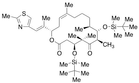 (4S,7R,8S,9S,13Z,16S)-4,8-Bis-{[tert-butyl(dimethyl)silyl]oxy}-5,5,7,9,13-pentamethyl-16-[(E)-1-methyl-2-(2-methyl-1,3-thiazol-4-yl)ethenyl]oxocyclohexadec-13-ene-2,6-dione - image 1