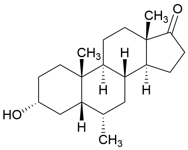 (3alpha,5beta,6alpha)-3-Hydroxy-6-methylandrostan-17-one - image 1