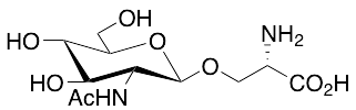 O-(2-Acetamido-2-deoxy-D-glucopyranosyl)-L-serine - image 1