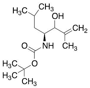 N-[(1S)-2-Hydroxy-3-methyl-1-(2-methylpropyl)-3-buten-1-yl]-carbamic Acid 1,1-Dimethylethyl Ester - image 1