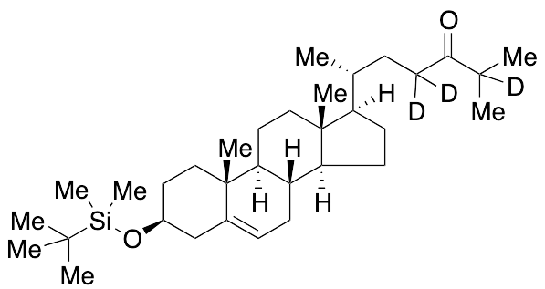 (3Beta)-3-[[(1,1-Dimethylethyl)dimethylsilyl]oxy]-cholest-5-en-24-one-d3 - image 1