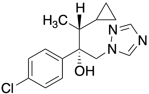 (aS)-rel-a-(4-Chlorophenyl)-a-[(1R)-1-cyclopropylethyl]-1H-1,2,4-triazole-1-ethanol - image 1