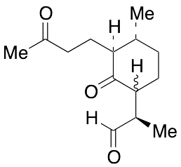 (2S,3R,6RS)-2-(3-Oxobutyl)-3-methyl-6-[(R)-2-propanal]cyclohexanoneMixture of Diastereomers - image 1
