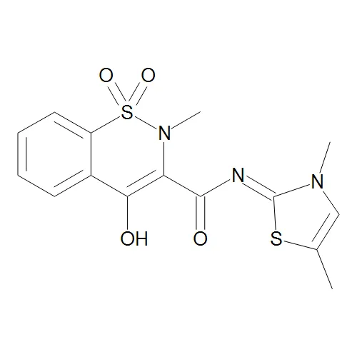 [N(Z)]-N-(3,5-Dimethyl-2(3H)-thiazolylidene)-4-hydroxy-2-methyl-2H-1,2-benzothiazine-3-carboxamide 1,1-Dioxide - image 1