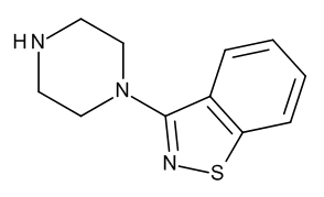 3-(1-Piperazinyl)-1,2-benzisothiazole - image 1