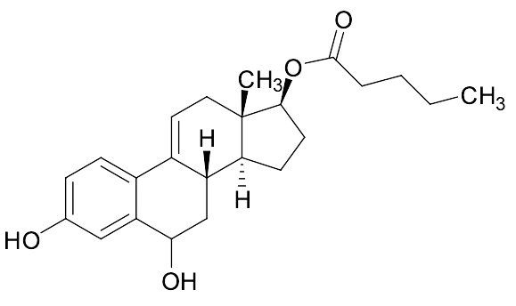 (8S,13S,14S,17S)-3,6-Dihydroxy-13-methyl-7,8,12,13,14,15,16,17-octahydro-6H-cyclopenta[a]phenanthren-17-yl Pentanoate - image 1