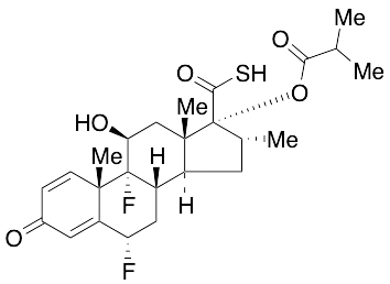 (6Alpha,11Beta,16Alpha,17Alpha)-6,9-Difluoro-11-hydroxy-16-methyl-17-(2-methyl-1-oxopropoxy)-3-oxo-androsta-1,4-diene-17-carbothioic Acid - image 1