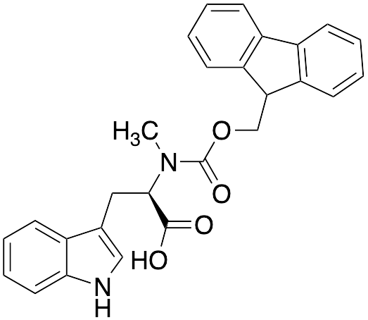 N-[(9H-Fluoren-9-ylmethoxy)carbonyl]-N-methyl-D-tryptophan - image 1