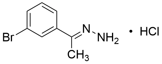 1-(3-Bromophenyl)ethanone Hydrazone Hydrochloride - image 1