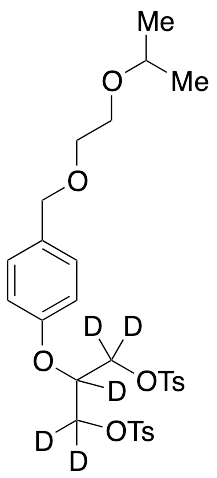 2-(4-((2-Isopropoxyethoxy)methyl)phenoxy)propane-1,3-diyl-d5 Bis(4-methylbenzenesulfonate) - image 1