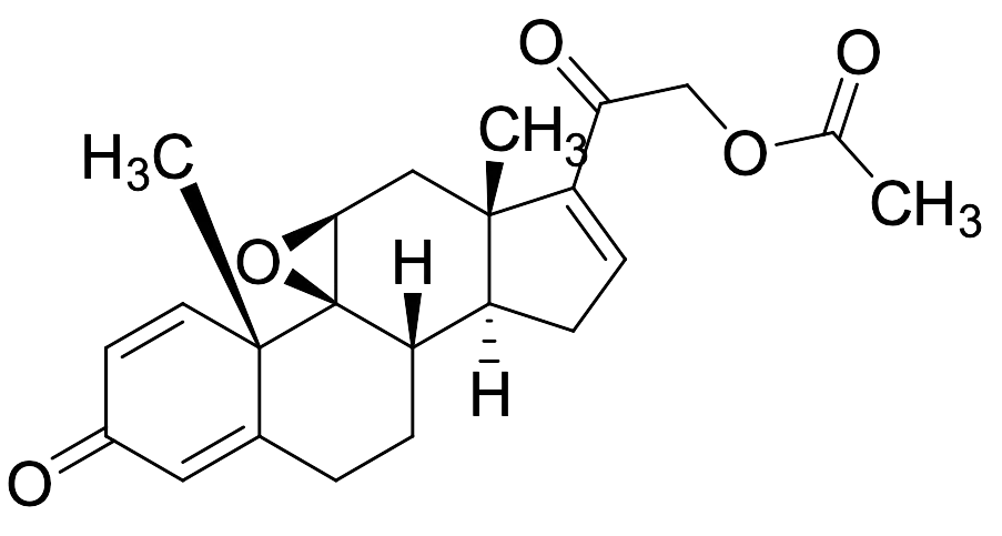 (9Beta,11Beta)-21-(Acetyloxy)-9,11-epoxypregna-1,4,16-triene-3,20-dione - image 1