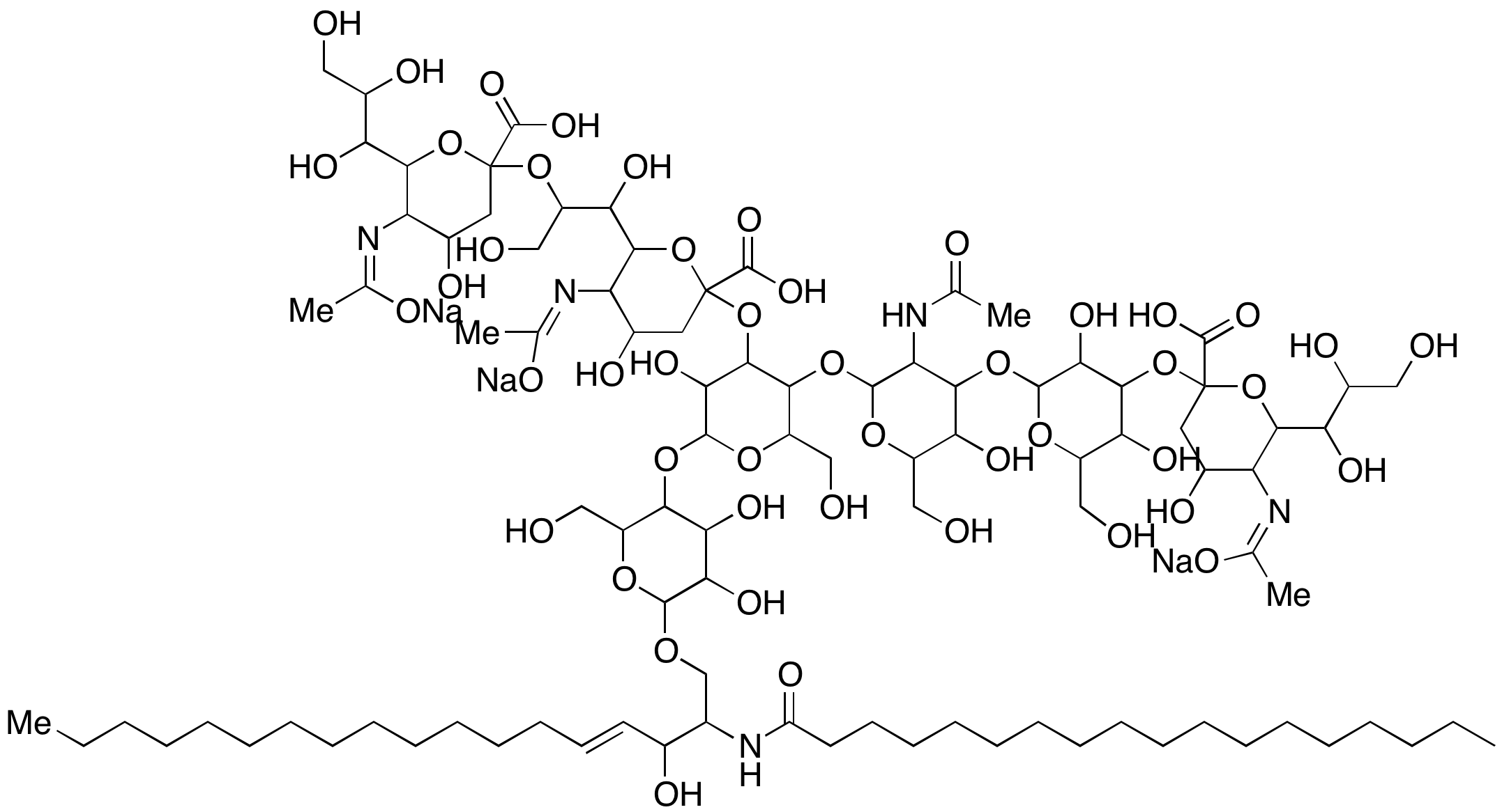 Ganglioside GT1b trisodium salt - image 1
