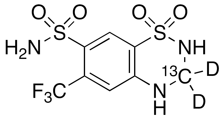 Hydroflumethiazide-13CD2 - image 1